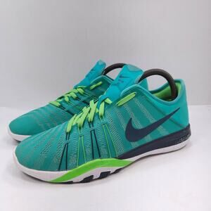 Nike Free TR 6 Athletic Runnning Shoe Womens Size 8.5 833413-301 Turquoise